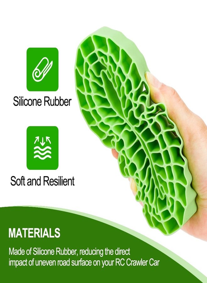 RCJUMPANT 2.2 tire Inserts,4PCS 2.2" Tires Silicone Rubber Insert Foam Waterproof for 132-134mm (5.25" OD) 2.2" Tires (Green) - Image 5